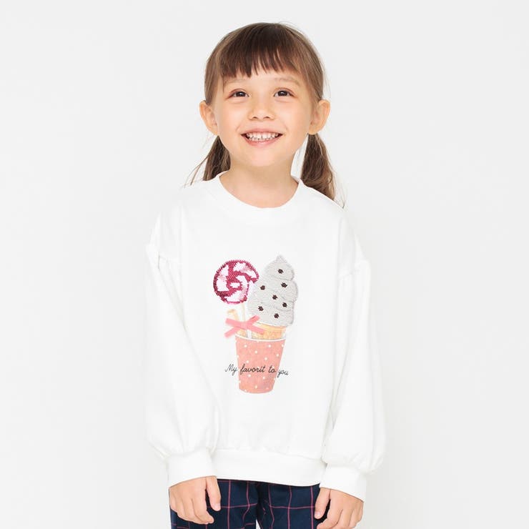 長袖スパンコールトレーナー | ブランシェス | 詳細画像5 