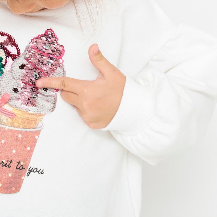 長袖スパンコールトレーナー | ブランシェス | 詳細画像8 