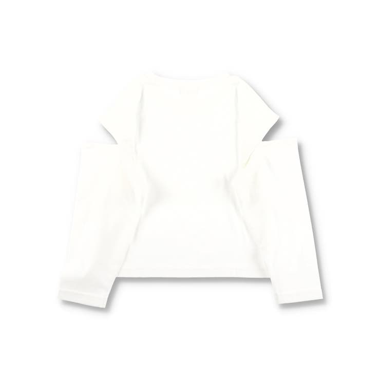 （ロイヤルコットン） ショルダーカットアウト長袖Tシャツ | ブランシェス | 詳細画像10 