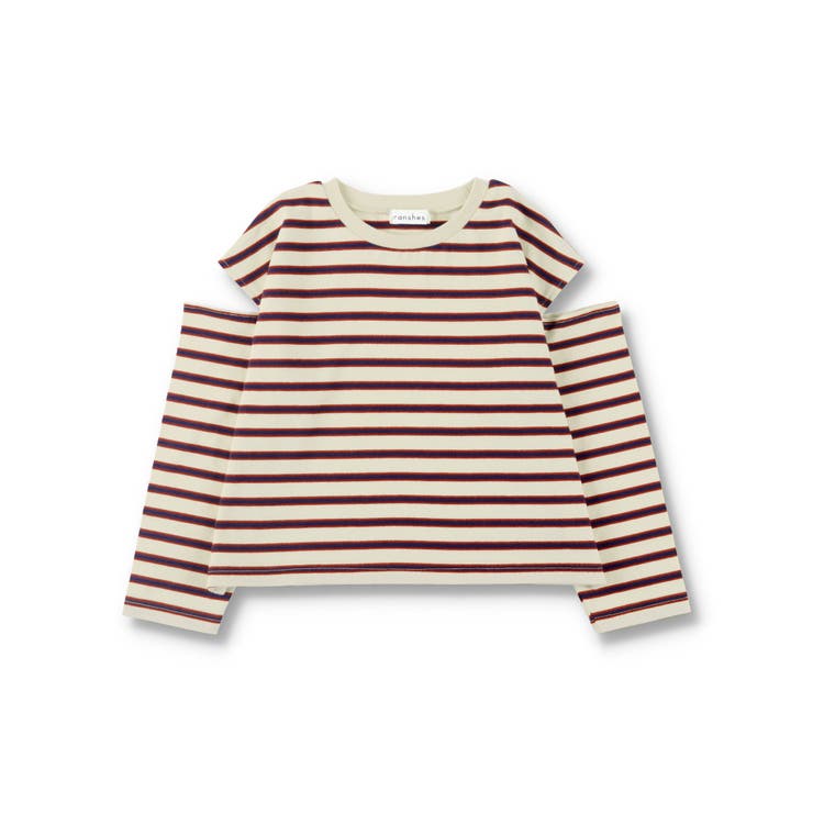 （ロイヤルコットン） ショルダーカットアウト長袖Tシャツ | ブランシェス | 詳細画像12 