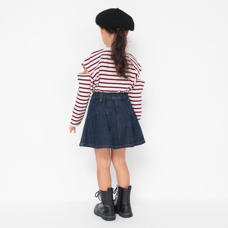 （ロイヤルコットン） ショルダーカットアウト長袖Tシャツ | ブランシェス | 詳細画像14 