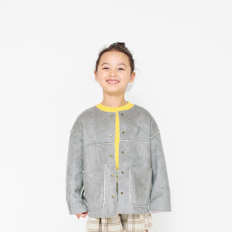 スウェードボンディングボア リバーシブルボアジャケット | ブランシェス | 詳細画像12 