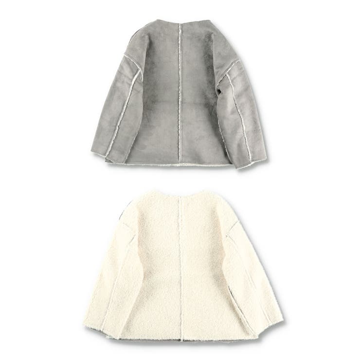 スウェードボンディングボア リバーシブルボアジャケット | ブランシェス | 詳細画像17 