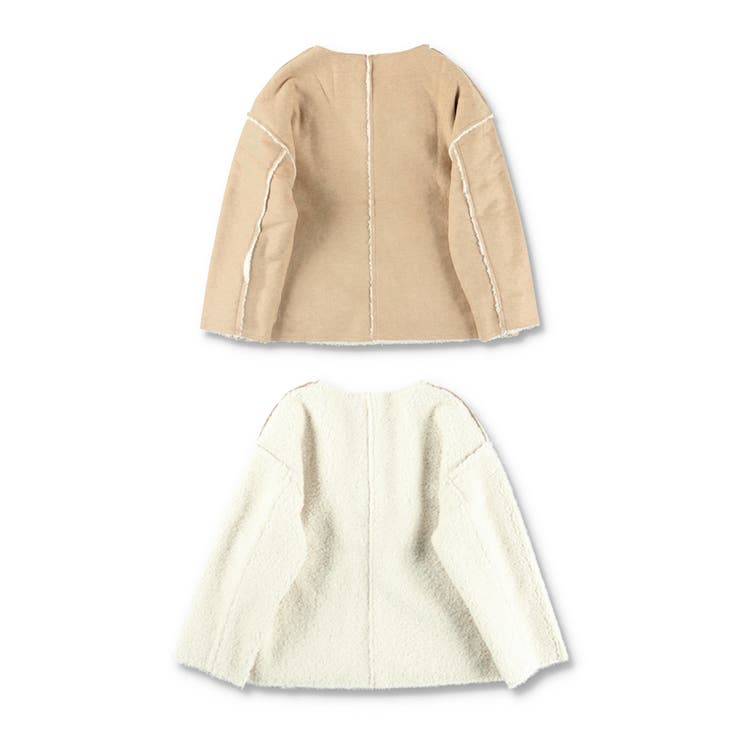 スウェードボンディングボア リバーシブルボアジャケット | ブランシェス | 詳細画像9 