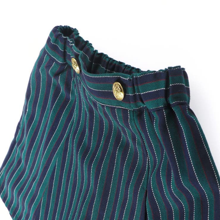 【お揃い】レジメンタルストライプインナーパンツ付きスカート | ブランシェス | 詳細画像17 