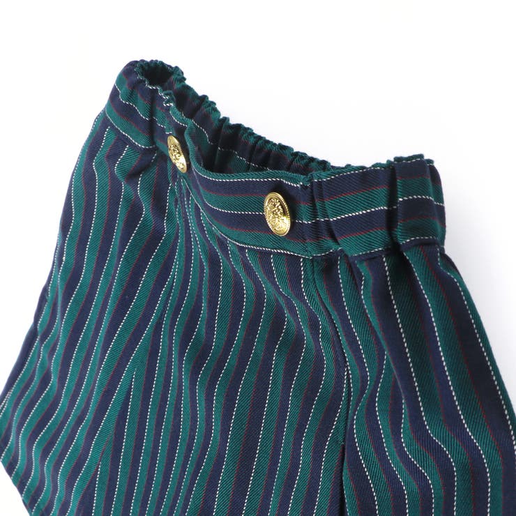 【お揃い】レジメンタルストライプインナーパンツ付きスカート | ブランシェス | 詳細画像41 