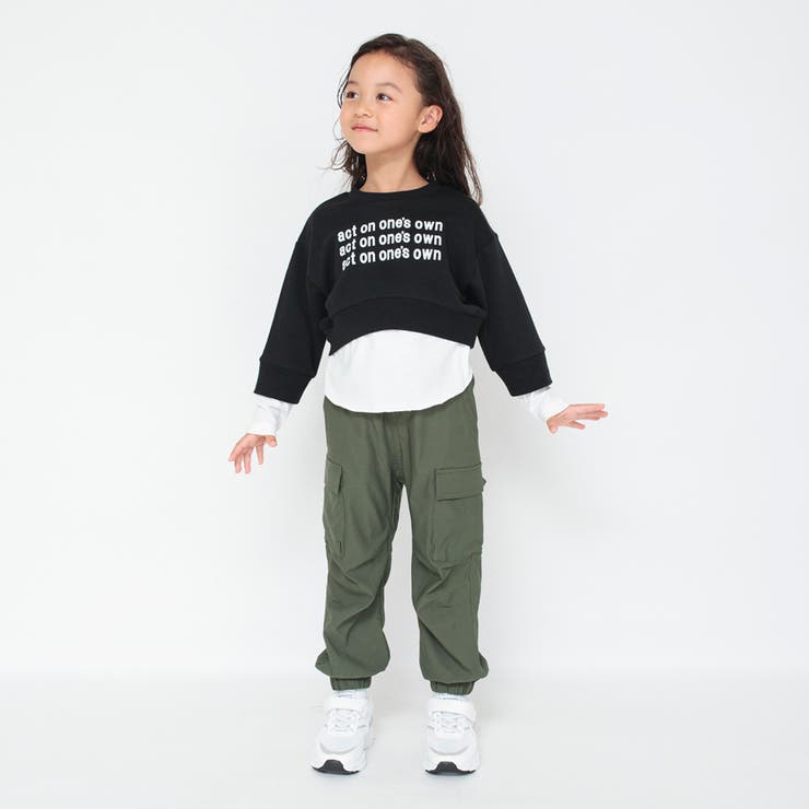 ストレッチツイルカーゴパンツ[品番：BRSK0003768]｜BRANSHES（ブランシェス）のキッズファッション通販｜SHOPLIST（ショップリスト）