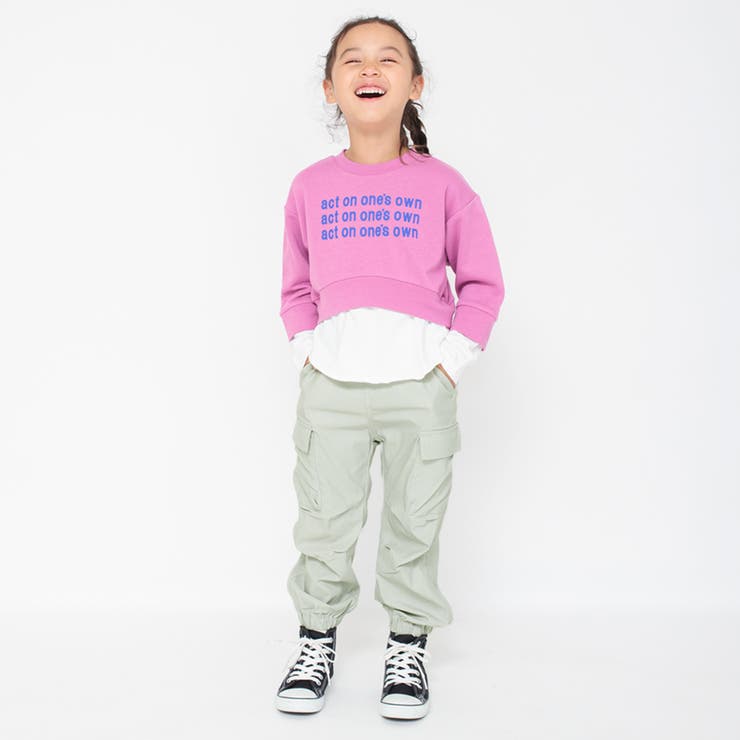 ライトグレー | ストレッチツイルカーゴパンツ | ブランシェス