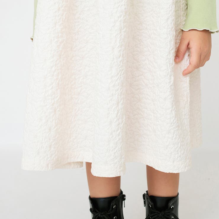 ポコポコジャガード 変わり織りジャンパースカート | ブランシェス | 詳細画像7 