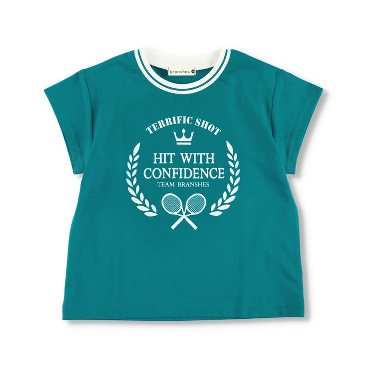 【プチプラ】テニスモチーフプリント半袖Tシャツ | ブランシェス | 詳細画像12 