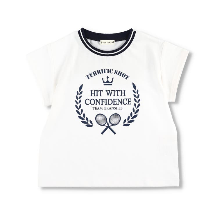 【プチプラ】テニスモチーフプリント半袖Tシャツ | ブランシェス | 詳細画像2 