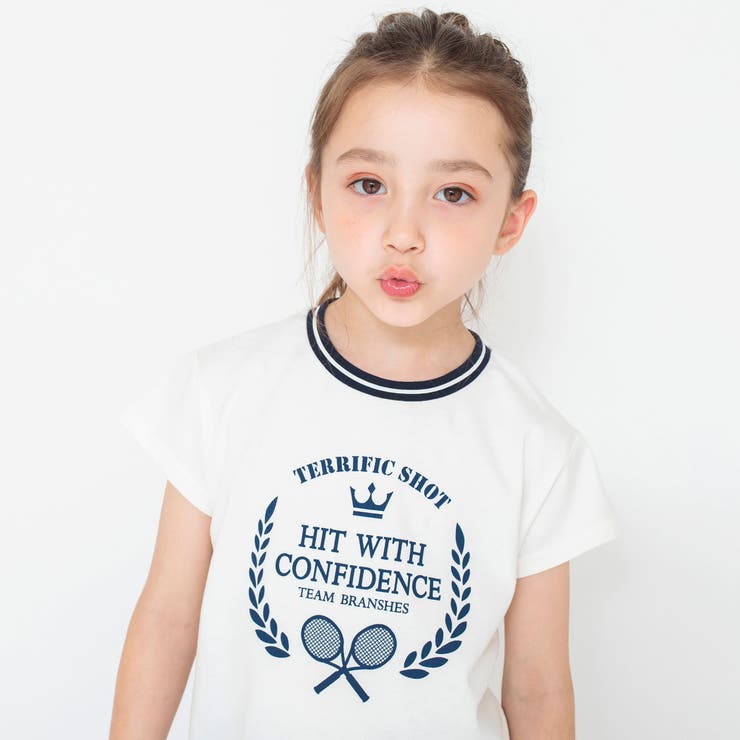 【プチプラ】テニスモチーフプリント半袖Tシャツ | ブランシェス | 詳細画像5 