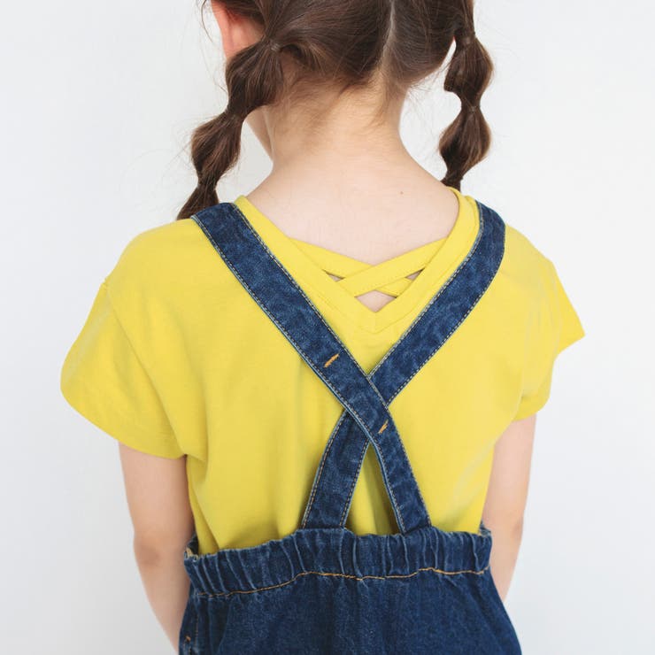 【プチプラ】背中クロスTシャツ | ブランシェス | 詳細画像4 