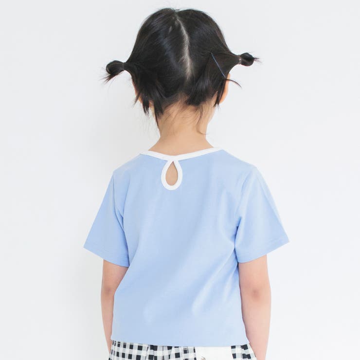 【WEB限定/綿100%】配色半袖Tシャツ/子供服/キッズ/女の子 | ブランシェス | 詳細画像10 