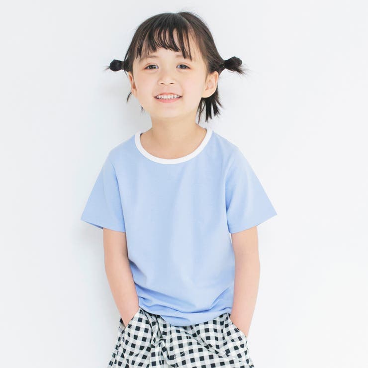 【WEB限定/綿100%】配色半袖Tシャツ/子供服/キッズ/女の子 | ブランシェス | 詳細画像9 
