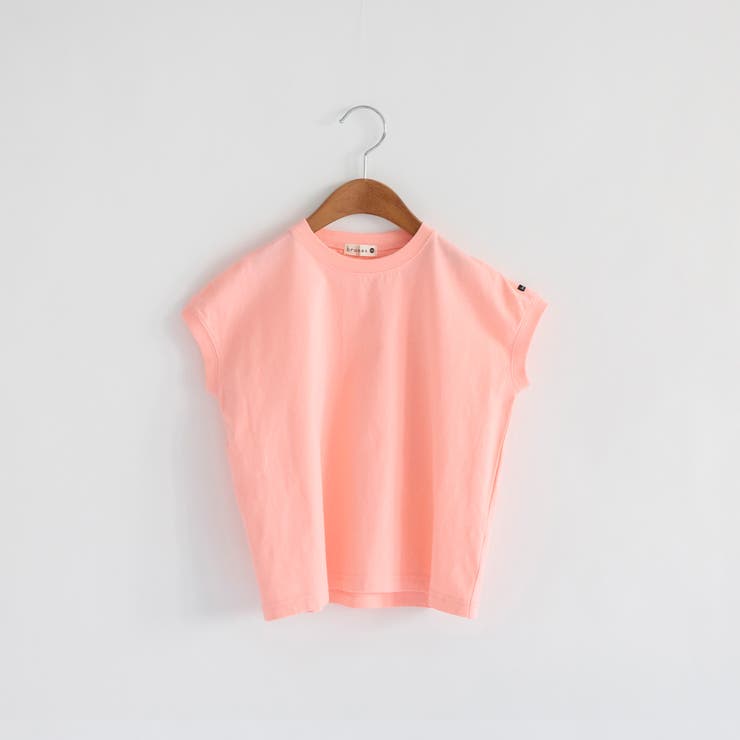 ピンク | 【WEB限定】フレンチスリーブ半袖Tシャツ 子供服 キッズ | ブランシェス