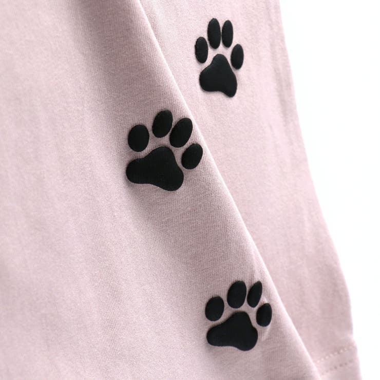 黒ネコプリントフレンチスリーブTシャツ 子供服 キッズ | ブランシェス | 詳細画像20 