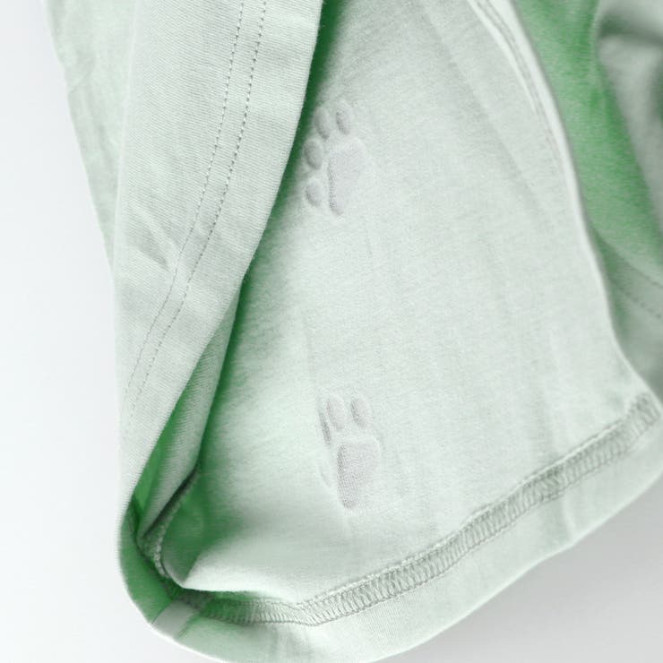 黒ネコプリントフレンチスリーブTシャツ 子供服 キッズ | ブランシェス | 詳細画像30 