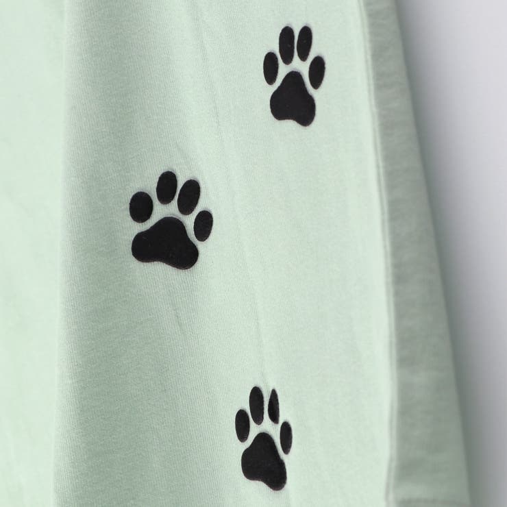 黒ネコプリントフレンチスリーブTシャツ 子供服 キッズ | ブランシェス | 詳細画像32 