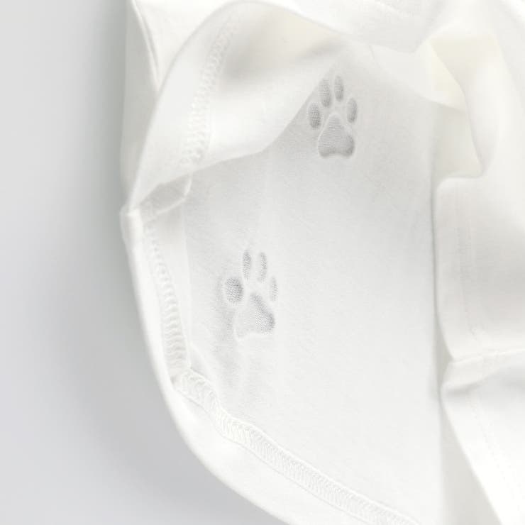 黒ネコプリントフレンチスリーブTシャツ 子供服 キッズ | ブランシェス | 詳細画像8 