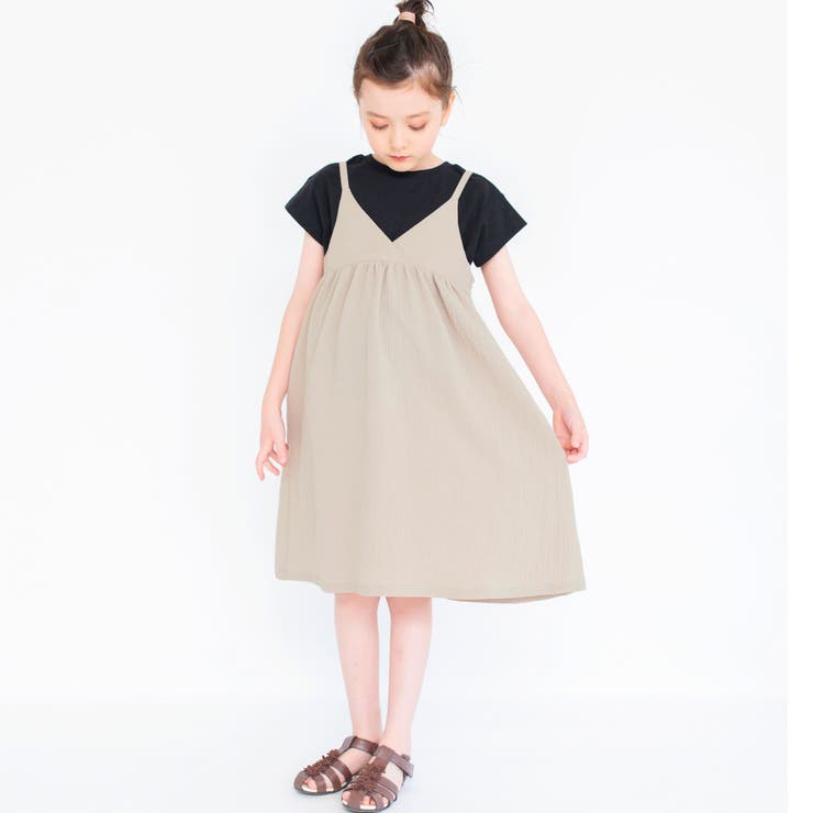 グレージュ | くしゅくしゅジャガードジャンパースカート | ブランシェス