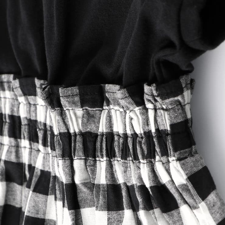 【WEB限定】ギンガムチェックドッキングワンピース 子供服 キッズ | ブランシェス | 詳細画像16 