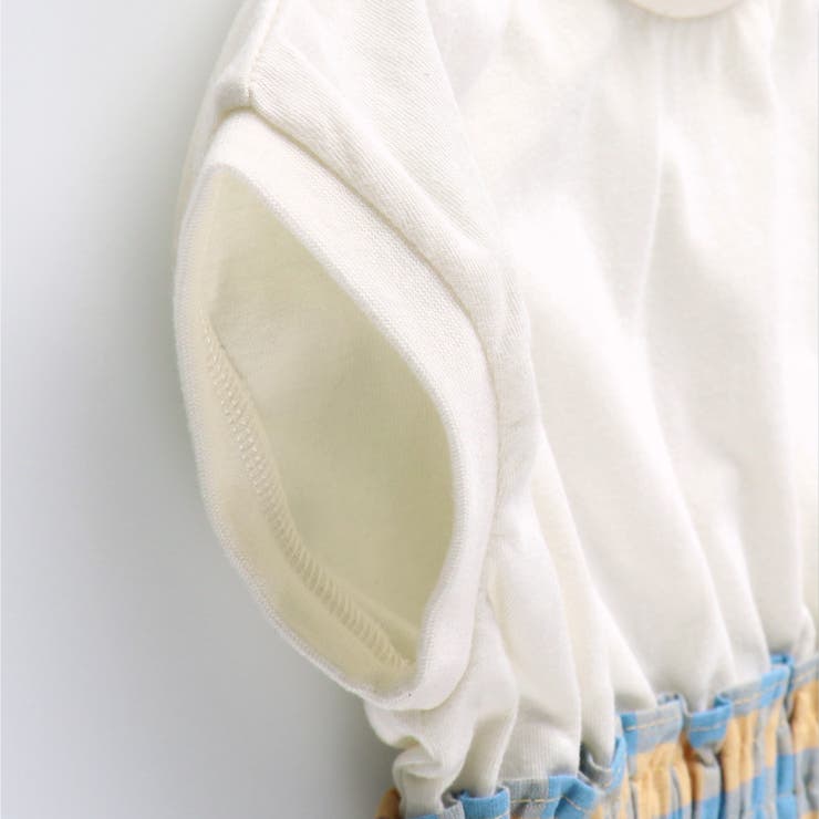 【WEB限定】ギンガムチェックドッキングワンピース 子供服 キッズ | ブランシェス | 詳細画像5 