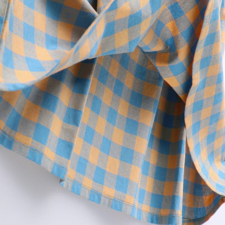 【WEB限定】ギンガムチェックドッキングワンピース 子供服 キッズ | ブランシェス | 詳細画像9 