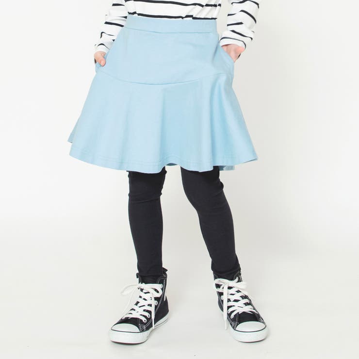 ブルーグレー | 【WEB限定】フレアスカッツ 子供服 キッズ | ブランシェス