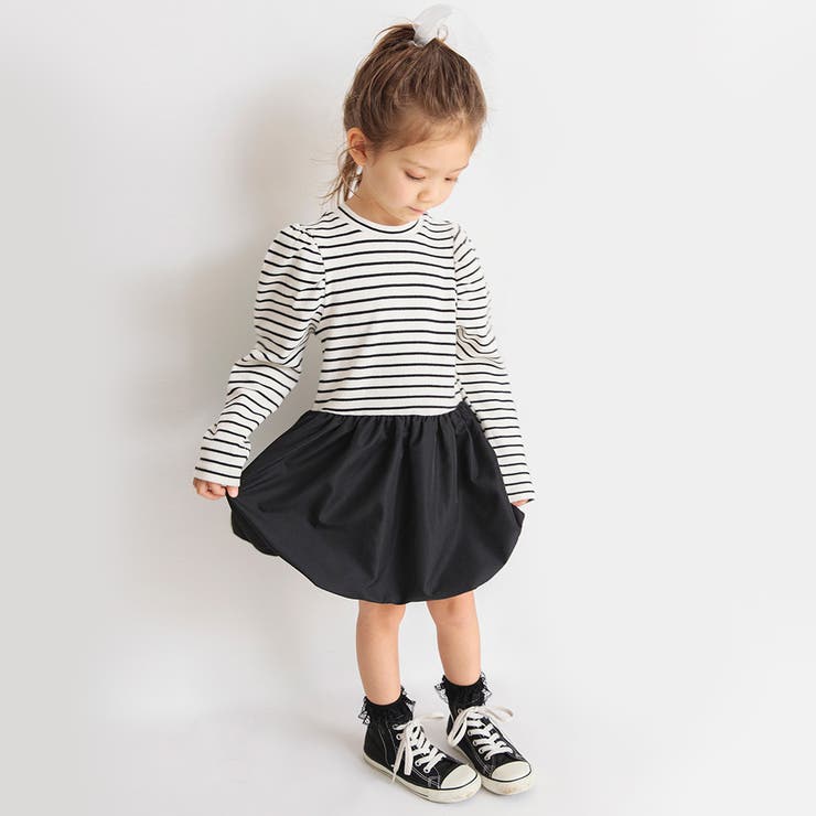 ドッキングバルーンスカートワンピース[品番：BRSK0008088