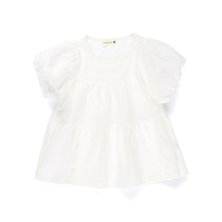 バルーン袖ティアードTシャツ | ブランシェス | 詳細画像2 