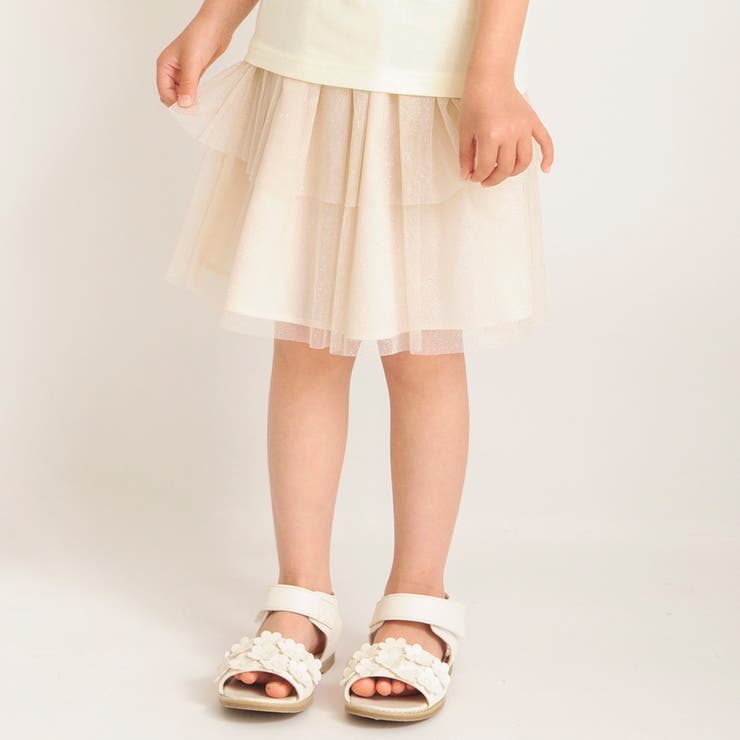 アイボリー | オーロラチュールスカート | ブランシェス