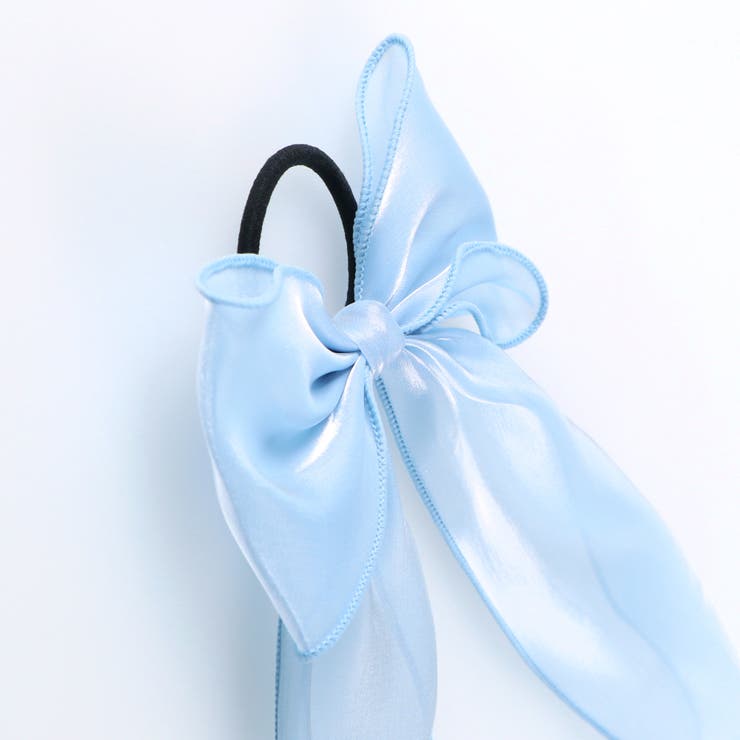 再販】オーガンジーリボンヘアゴム ラプンツェル シンデレラ・アリエル