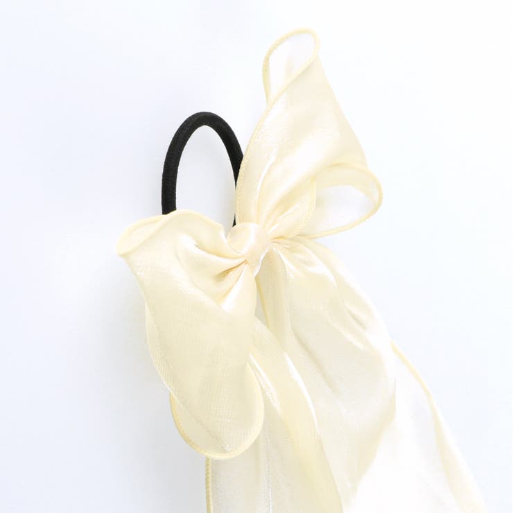 オーガンジービッグリボンヘアゴム | ブランシェス | 詳細画像5 