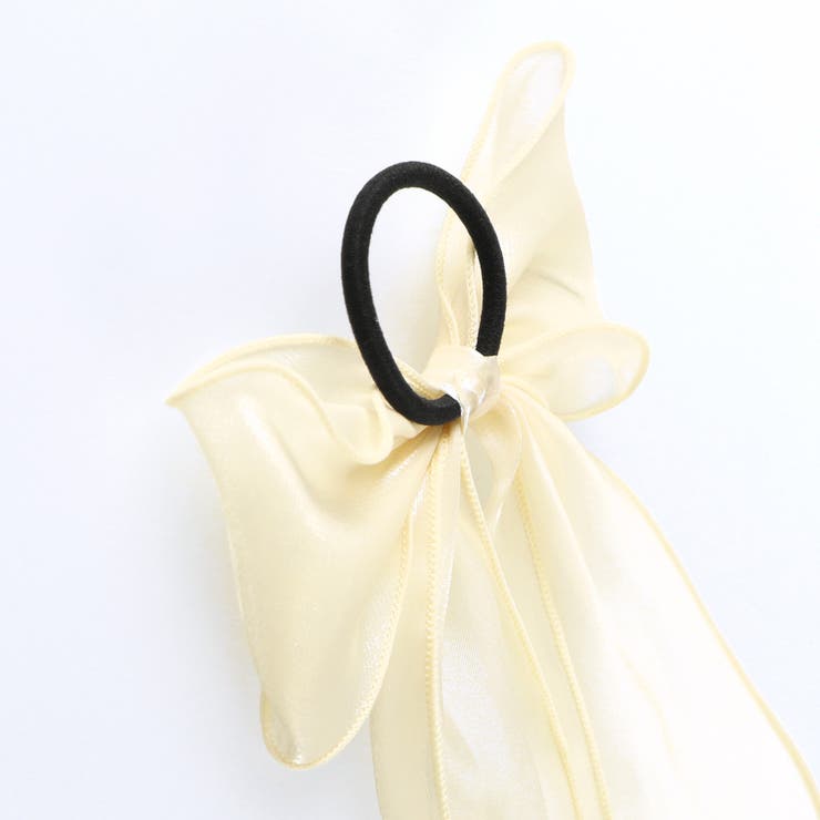 オーガンジービッグリボンヘアゴム | ブランシェス | 詳細画像6 