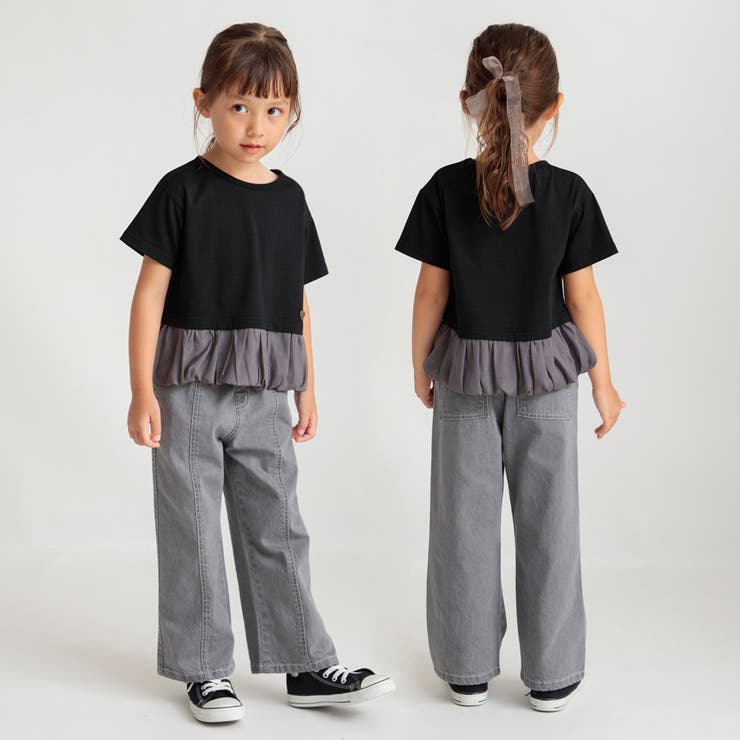 五分袖裾バルーンTシャツ | ブランシェス | 詳細画像14 