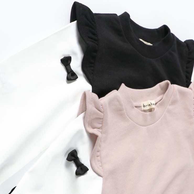 リボン付き重ね着風トップス | ブランシェス | 詳細画像4 