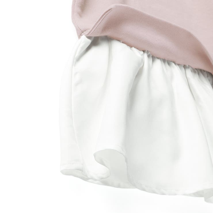 リボン付き重ね着風トップス | ブランシェス | 詳細画像7 