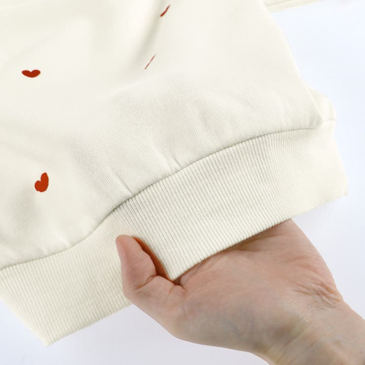 【あったか】裏起毛刺繍トレーナー | ブランシェス | 詳細画像13 