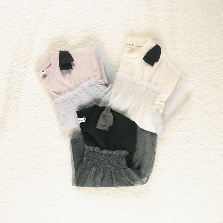 チュールドッキング長袖Ｔシャツ | ブランシェス | 詳細画像10 