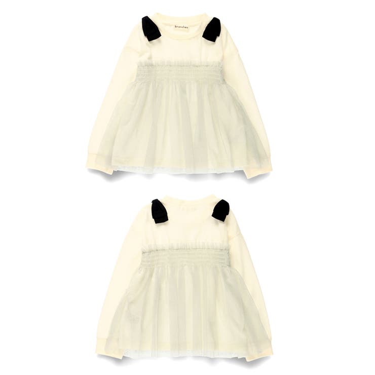 チュールドッキング長袖Ｔシャツ | ブランシェス | 詳細画像11 