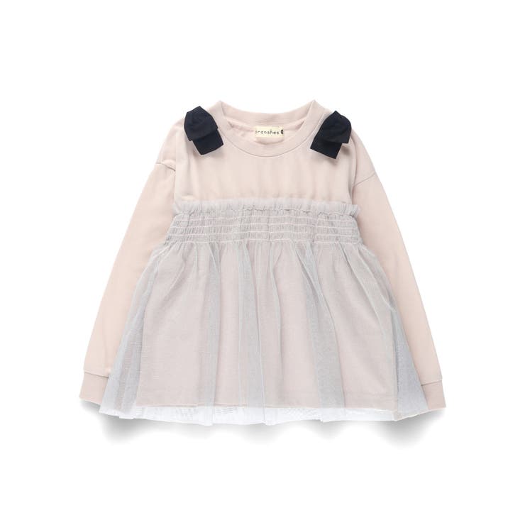 チュールドッキング長袖Ｔシャツ | ブランシェス | 詳細画像12 