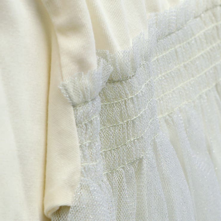 チュールドッキング長袖Ｔシャツ | ブランシェス | 詳細画像6 