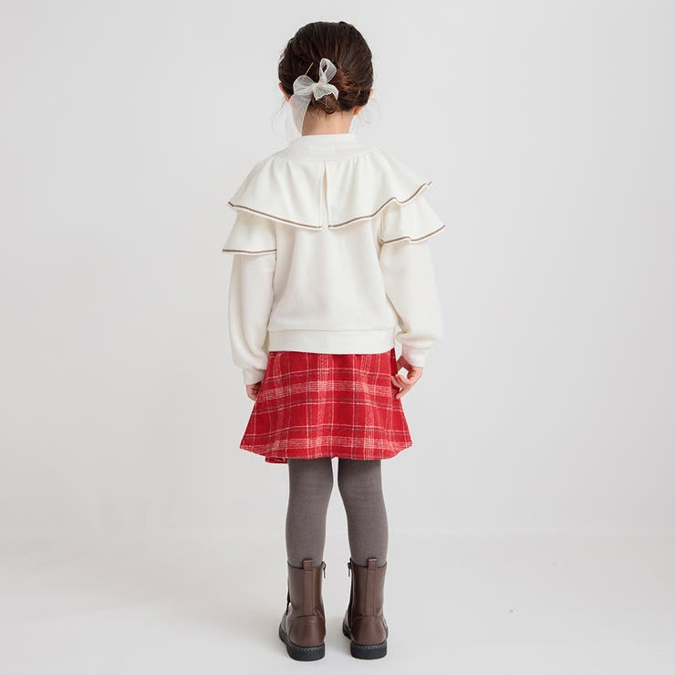 シャギーチェックスカート | ブランシェス | 詳細画像12 