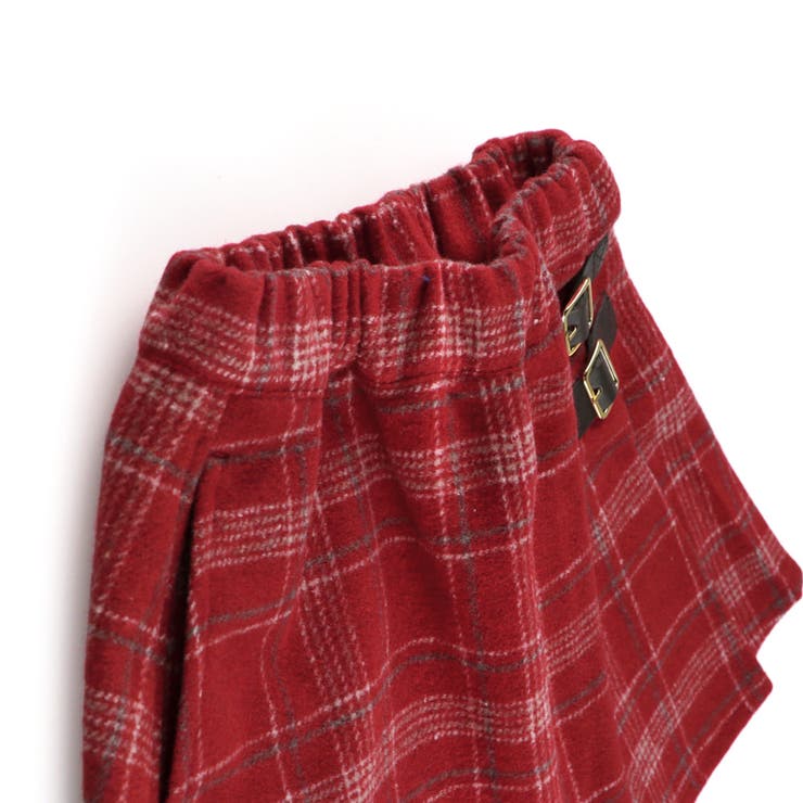 シャギーチェックスカート | ブランシェス | 詳細画像15 