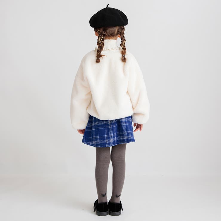 シャギーチェックスカート | ブランシェス | 詳細画像6 