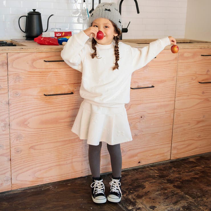 リボン総柄膨れジャガードスカート | ブランシェス | 詳細画像6 