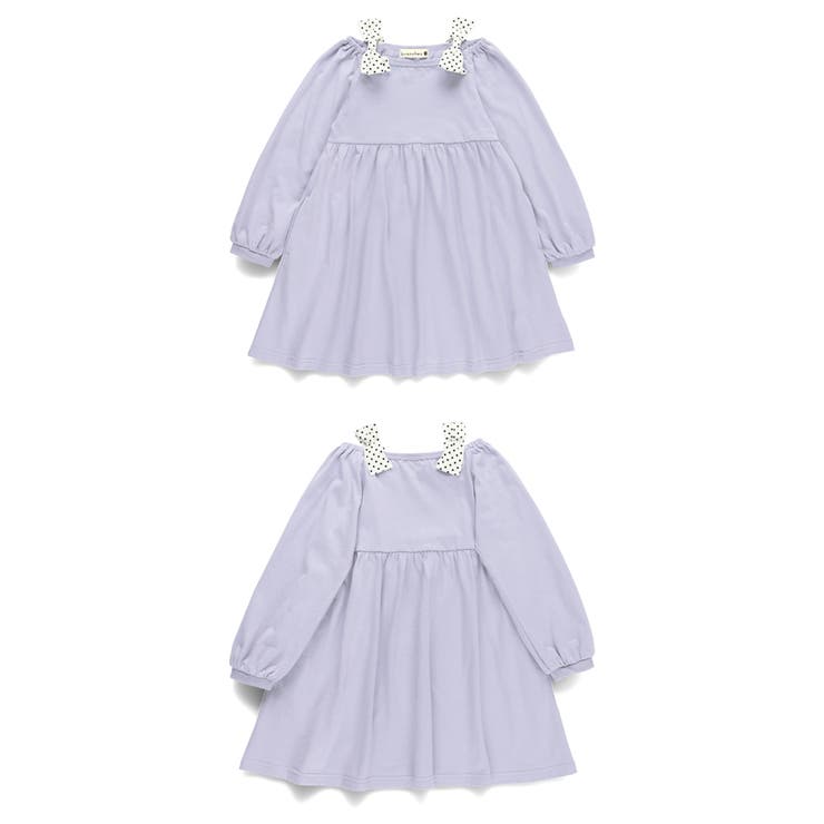 肩リボンカットソーワンピース | ブランシェス | 詳細画像23