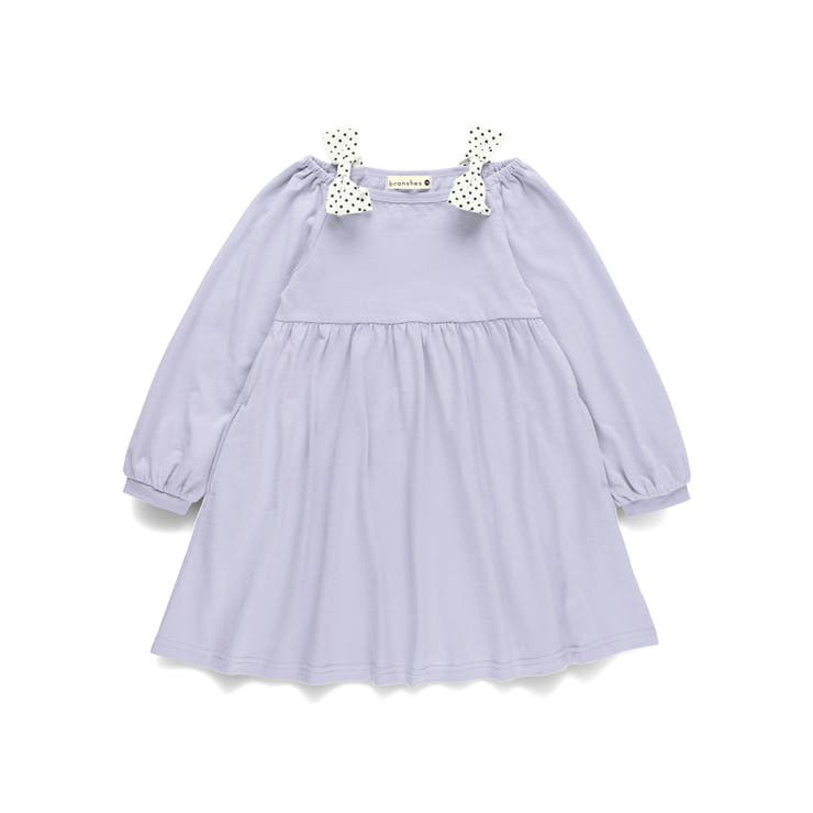 肩リボンカットソーワンピース | ブランシェス | 詳細画像9