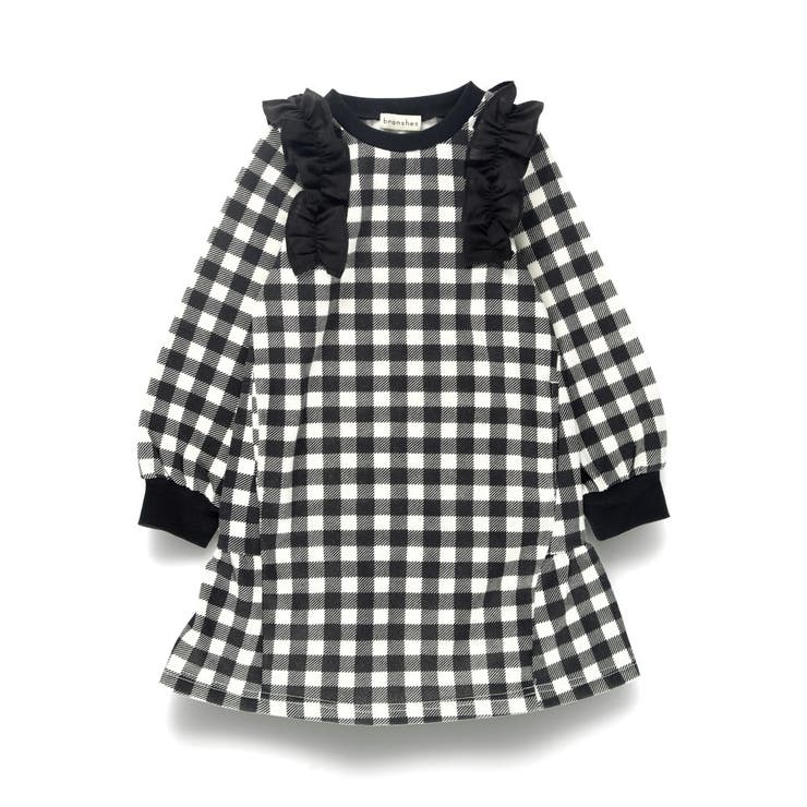 【あったか】裏起毛フリルワンピース | ブランシェス | 詳細画像17 